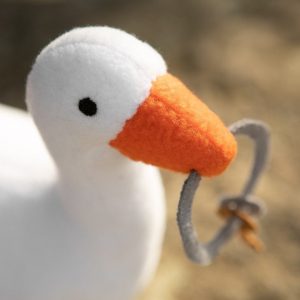 Adorable Untitled Goose Game Plush Handmade Soft Plushie for Goose Enthusiasts