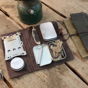 Adventure-Ready Waxed Canvas Roll-Up Pouch Keep Your Essentials Close