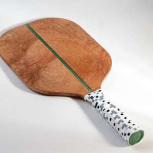 African Mahogany Pickleball Paddle Handcrafted Excellence for Players, Collectors, and Decor Enthusiasts