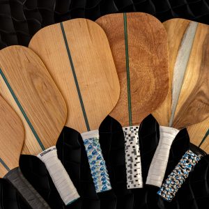 African Mahogany Pickleball Paddle Handcrafted Excellence for Players, Collectors, and Decor Enthusiasts