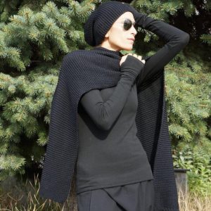 AKASHA A05540 Unparalleled Black Harem Pants for Limitless Style and Comfort