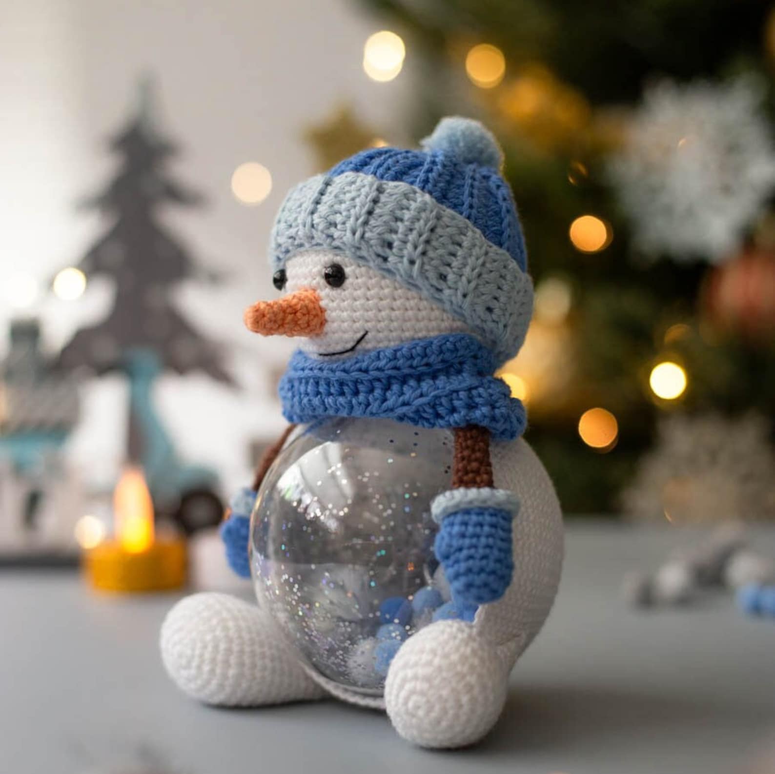 Amigurumi Christmas Snowman Crochet a Festive Holiday Decoration