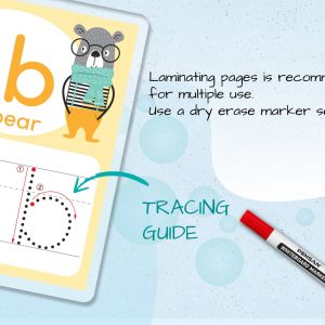 Animal Alphabet Tracing Cards Fun and Educational Flashcards for Early Learning