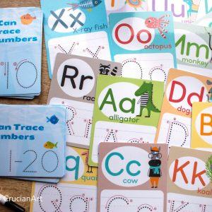 Animal Alphabet Tracing Cards Fun and Educational Flashcards for Early Learning