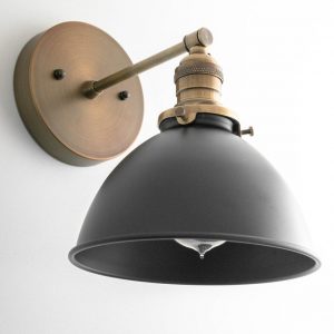 Antique Brass Sconce with Customizable Finishes Illuminate Your Space with Timeless Elegance