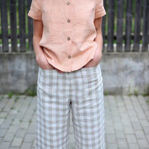 Apricot Hues Elevate Your Style with Linen Short Sleeve Shirts from OFFON CLOTHING