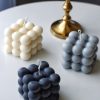 Aromatic Bubble Cube Candle Elevate Your Home Decor and Item-Giving with a Unique Sensory Experience