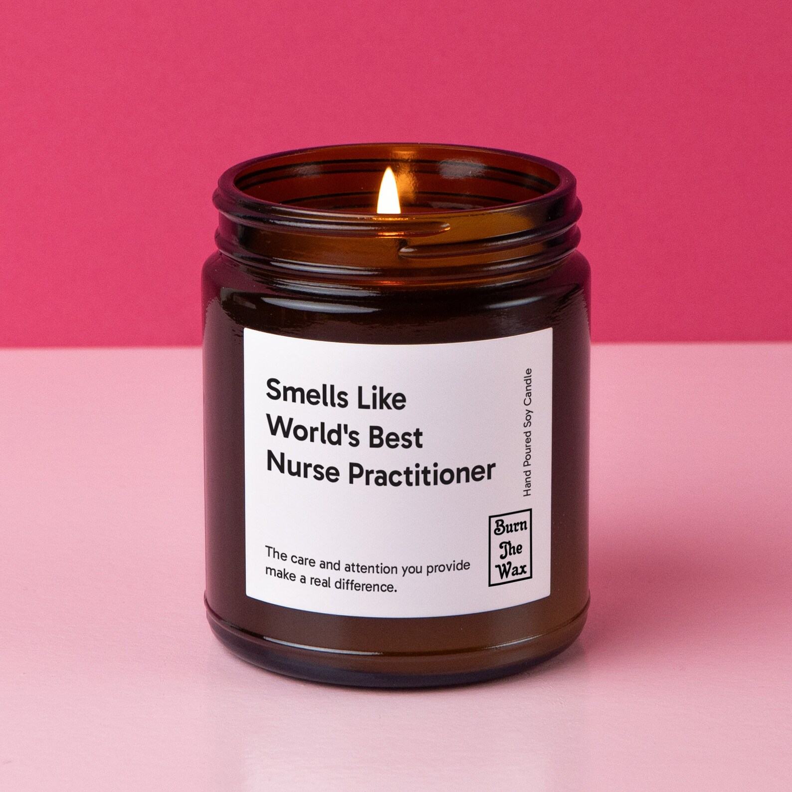 Aromatic Tribute “World’s Best Nurse Practitioner” Soy Candle – A Thoughtful Item for NPs