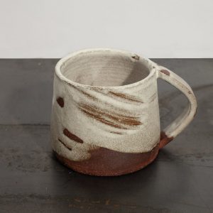 Artisan-Crafted Pottery Mug and Saucer A Scandinavian-Inspired Masterpiece for Your Farmhouse Kitchen