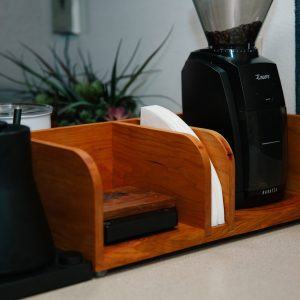 Artisan-Crafted Pour-Over Coffee Caddy Elevate Your Home Brewing Experience
