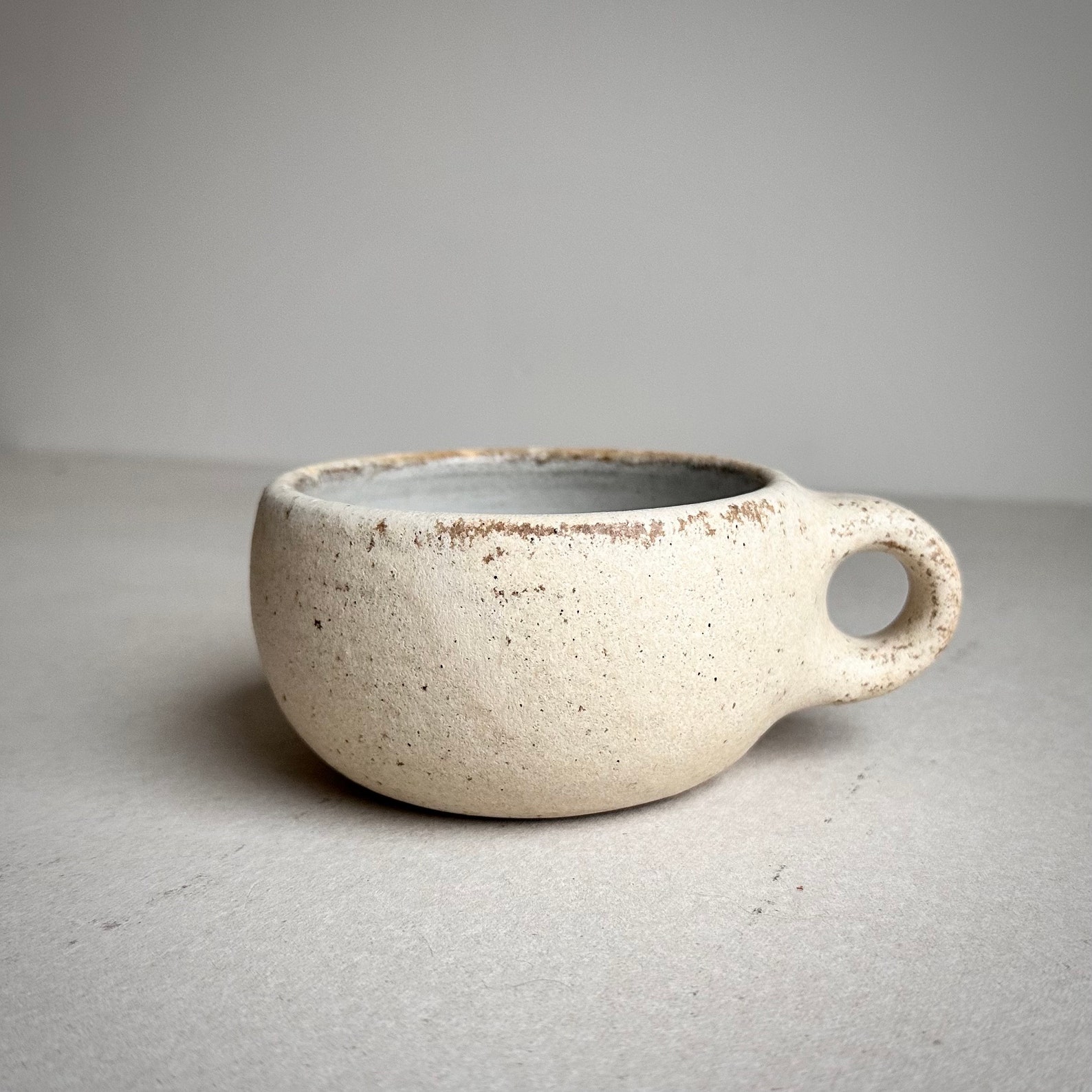 Artisan-Crafted Round Mug Your Cozy Companion for Serene Moments
