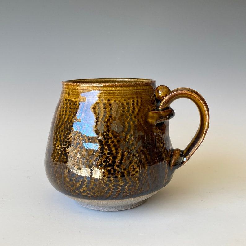 Artisan-Crafted Textured Ceramic Mug Elevate Your Morning Ritual with a Unique Masterpiece (CMMC4AMB10)