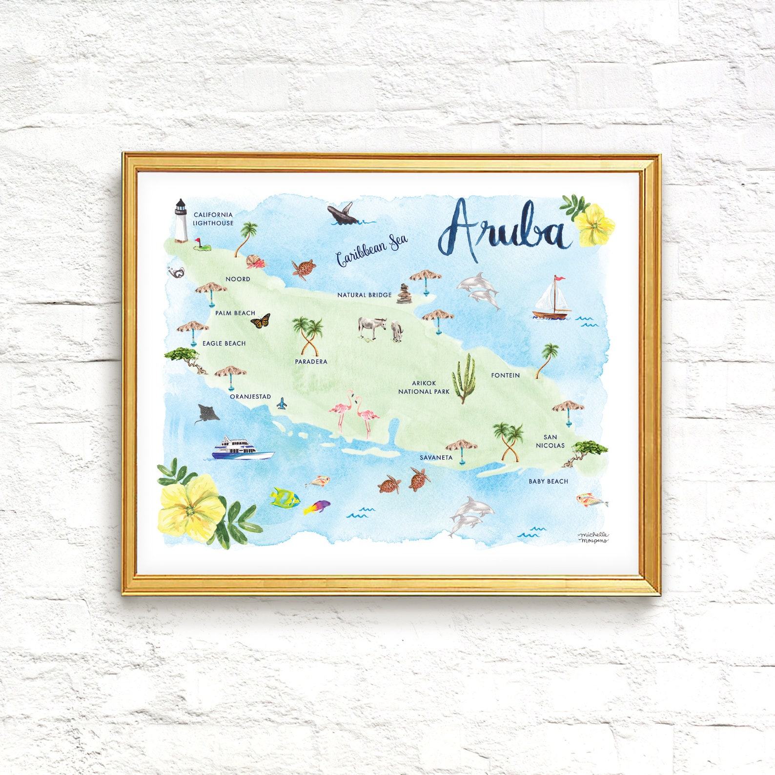 Aruba Wall Art Capture the Caribbean’s Enchanting Beauty in Your Home