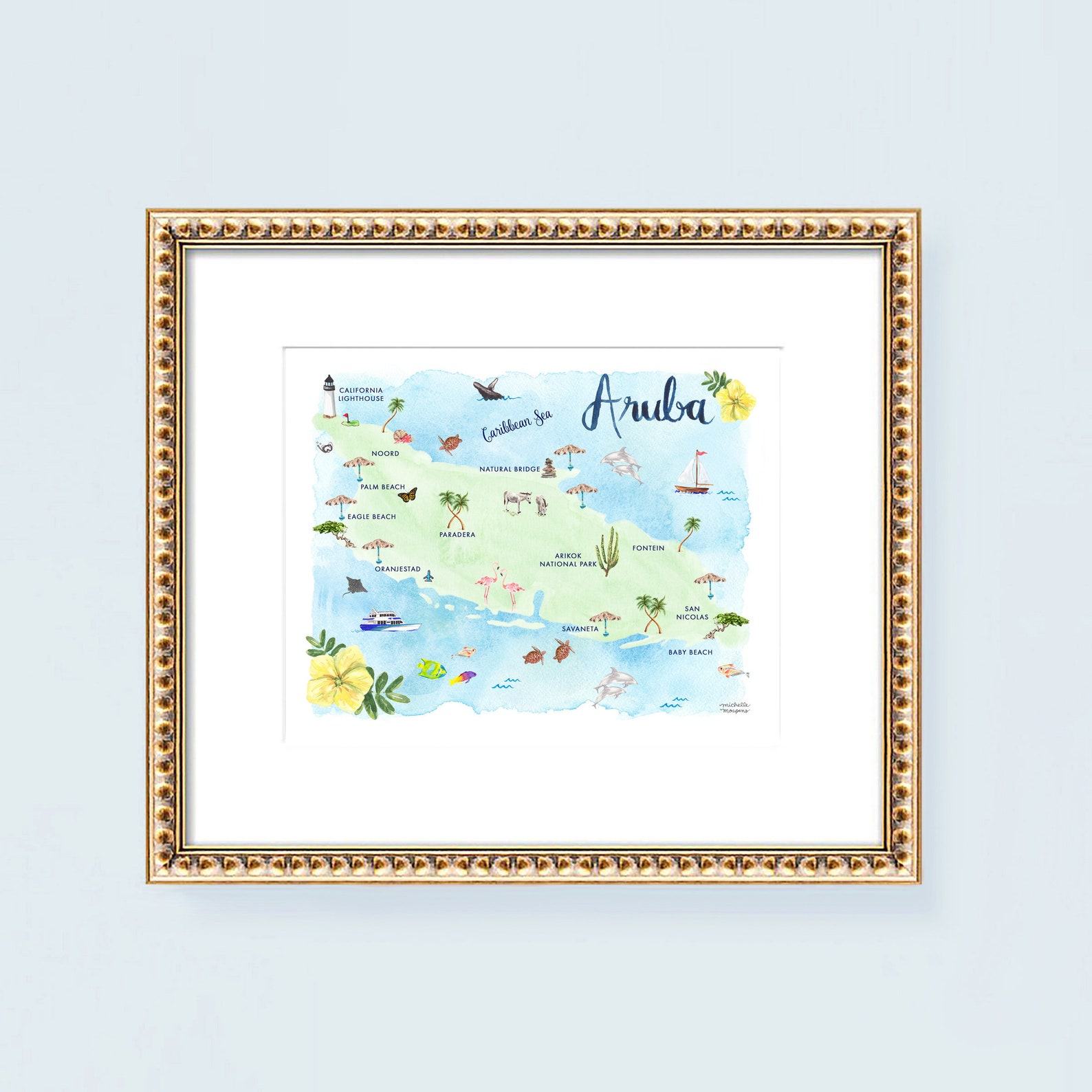 Aruba Wall Art Capture the Caribbean’s Enchanting Beauty in Your Home