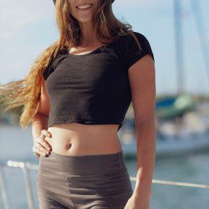 Asatre Hemp Yoga Crop Top Eco-Friendly, Sustainable Athletic Wear for Women
