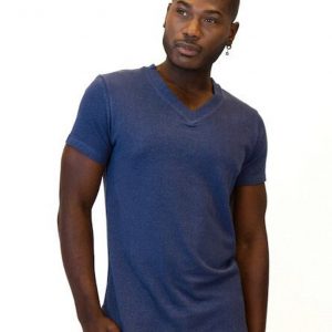 Asatre Men’s Hemp V-Neck T-Shirt Sustainable Comfort in a Slim Cut