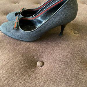 Authentic 90s Vintage Gucci Monogram Pumps Timeless Elegance from the Archives