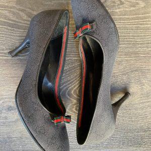 Authentic 90s Vintage Gucci Monogram Pumps Timeless Elegance from the Archives