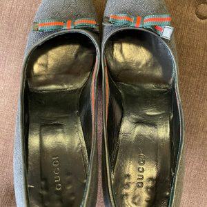 Authentic 90s Vintage Gucci Monogram Pumps Timeless Elegance from the Archives