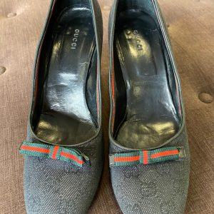 Authentic 90s Vintage Gucci Monogram Pumps Timeless Elegance from the Archives