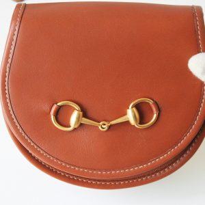 Authentic GUCCI Horsebit Leather Waist Handbag Pouch Bag A Rare Find