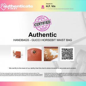 Authentic GUCCI Horsebit Leather Waist Handbag Pouch Bag A Rare Find