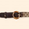Authentic Gucci Vintage Monogram Belt Timeless Elegance and Heritage