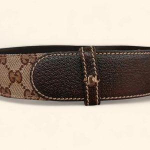 Authentic Gucci Vintage Monogram Belt Timeless Elegance and Heritage