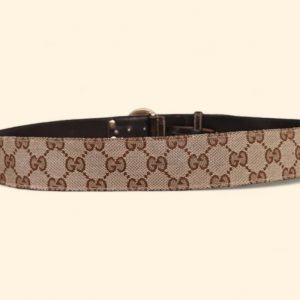 Authentic Gucci Vintage Monogram Belt Timeless Elegance and Heritage