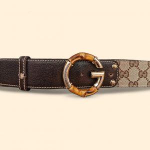 Authentic Gucci Vintage Monogram Belt Timeless Elegance and Heritage