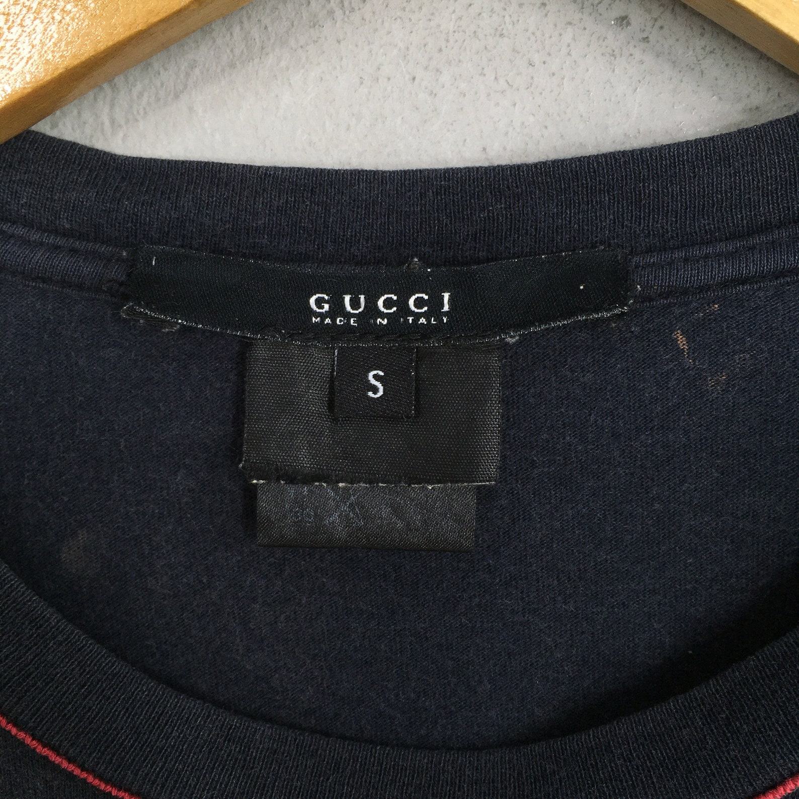 Authentic Vintage 90’s Gucci CC Italy Black T-Shirt – Size Small