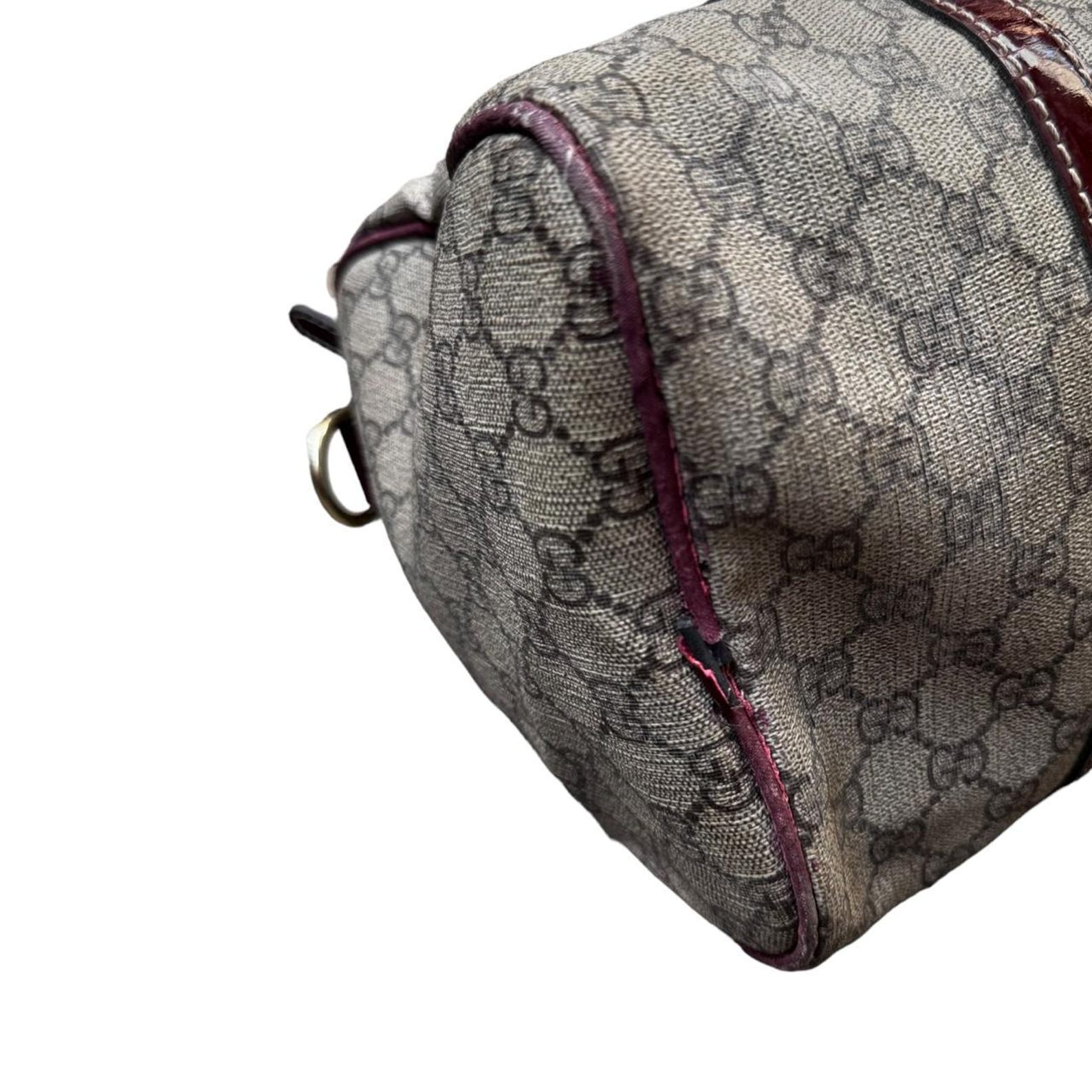 Authentic Vintage Gucci GG Boston Bag Timeless Elegance and Sophistication