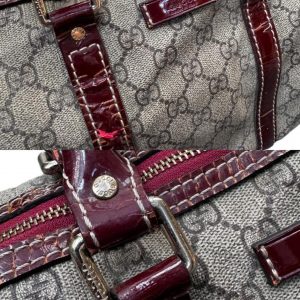 Authentic Vintage Gucci GG Boston Bag Timeless Elegance and Sophistication