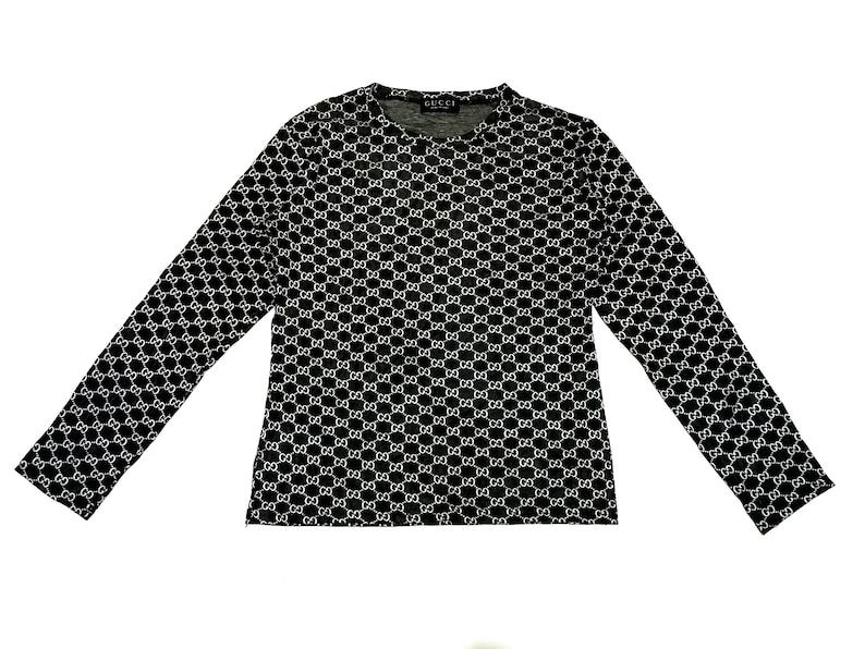 Authentic Vintage GUCCI Monogram Button-Down Shirt