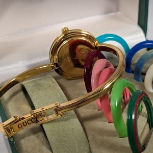 Authentic Vintage Gucci Multi-Bezel Timepiece with Certificate of Authenticity