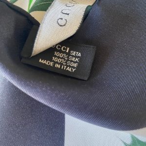 Authentic Vintage GUCCI Silk Scarf Timeless Elegance and Luxury