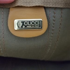 Authentic Vintage Gucci Supreme Large Travel Tote with Lock and Key