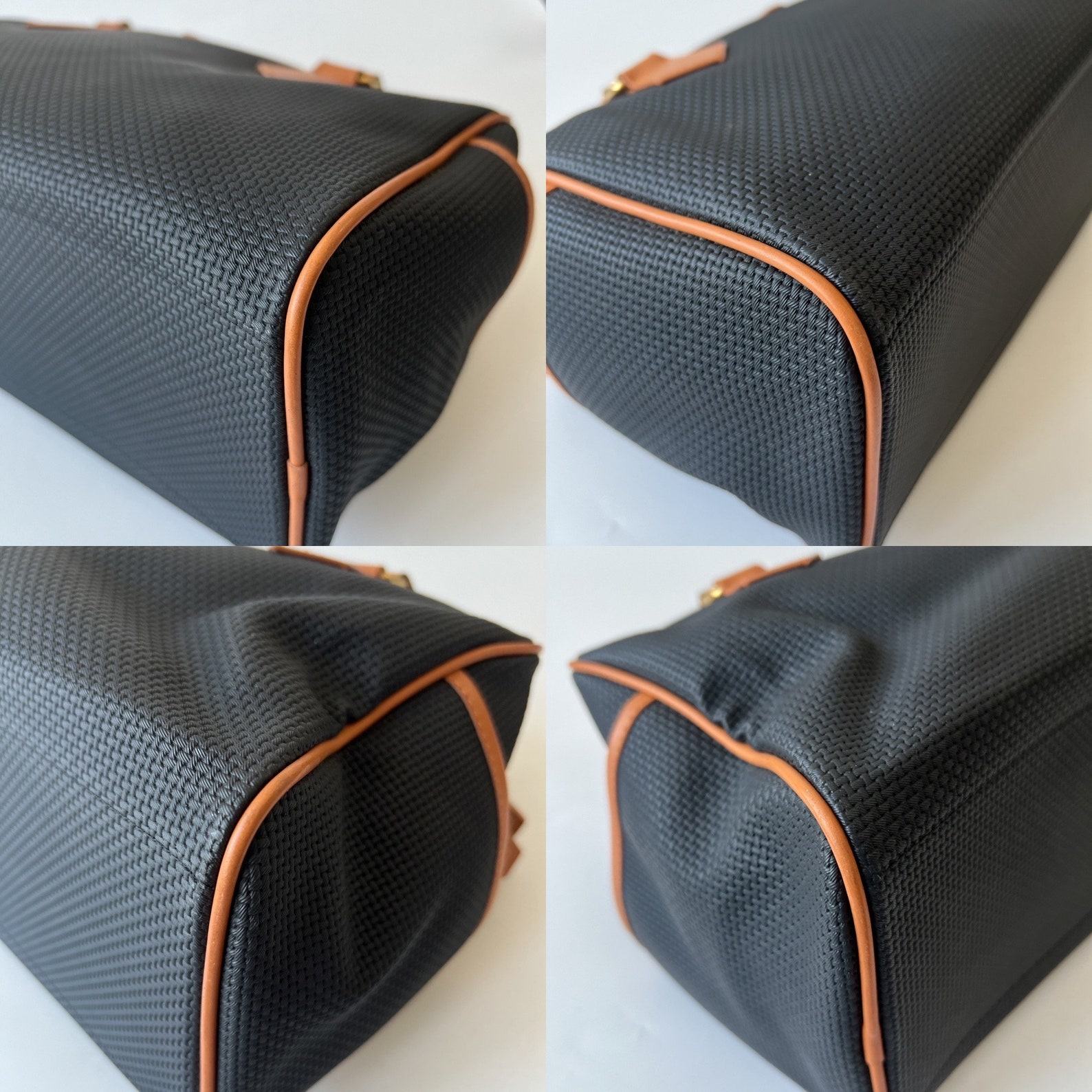 Authentic Yves Saint Laurent Vintage Triangle Logo Boston Bag A Timeless Classic