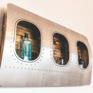 Aviation-Themed Wall Bar Elevate Your Home with a Touch of Flight