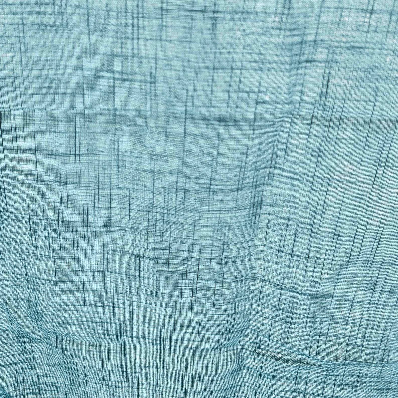 Azure Elegance Minimalist Linen Tablecloth for a Serene Dining Experience