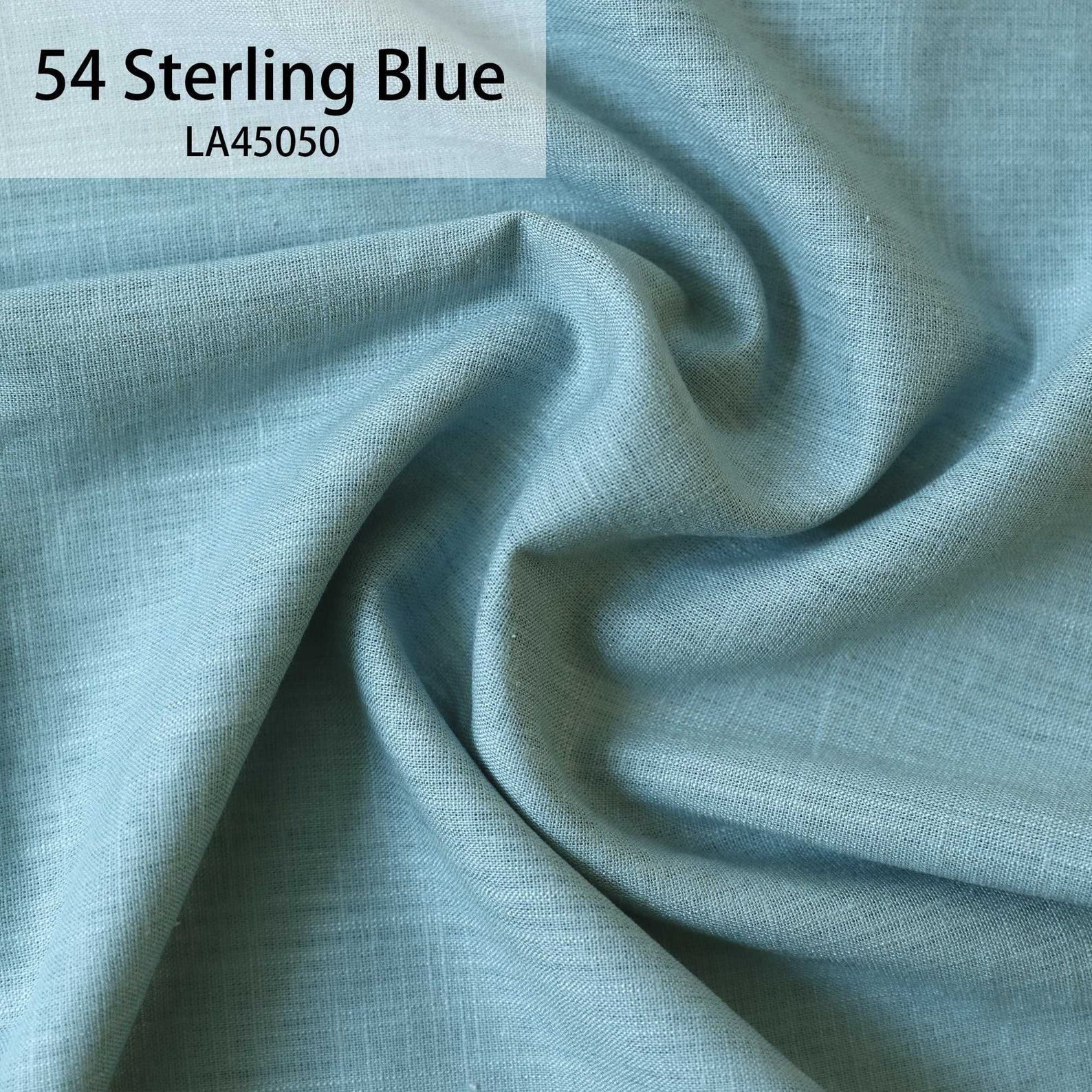 Azure Elegance Minimalist Linen Tablecloth for a Serene Dining Experience