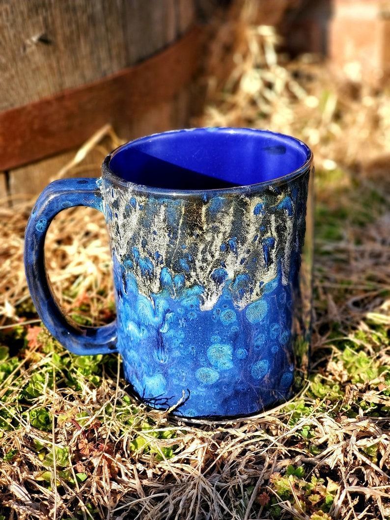 Azure Serenity Dive into 24 Oz of Tranquility with Our Jumbo Mug