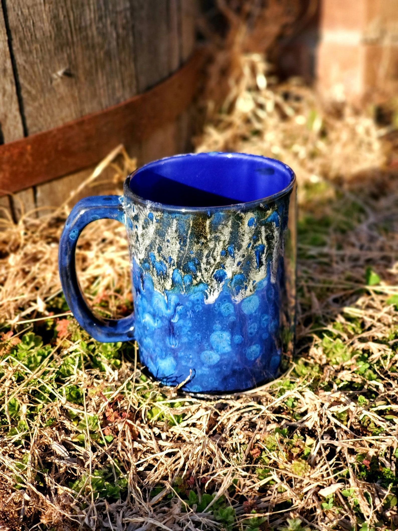 Azure Serenity Dive into 24 Oz of Tranquility with Our Jumbo Mug - Image 3