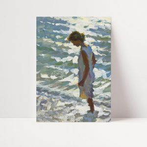 Backlit A Captivating Original Oil Painting Print by Jeffrey T. Larson – Experience the Allure of Light and Shadow