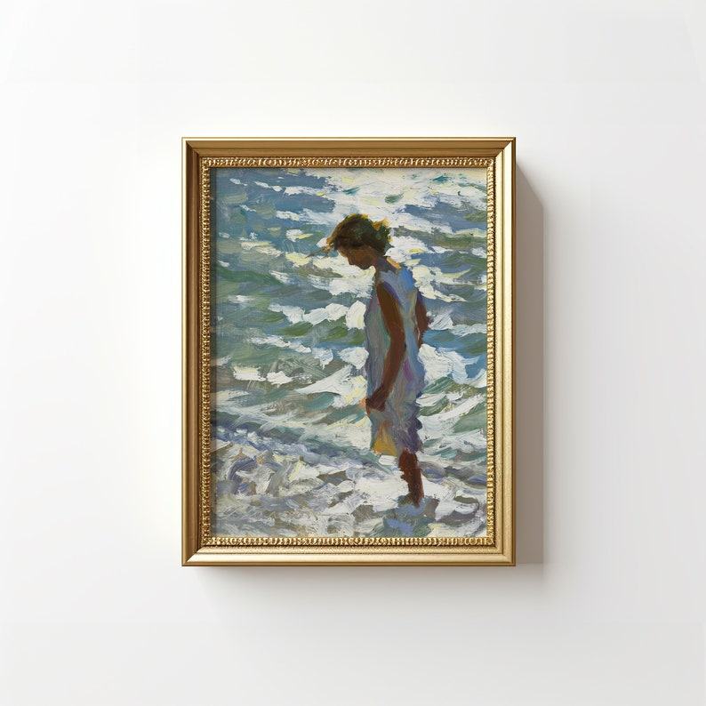 Backlit A Captivating Original Oil Painting Print by Jeffrey T. Larson – Experience the Allure of Light and Shadow