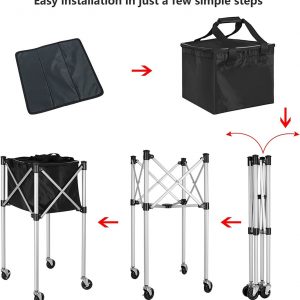 Ball Tote The Ultimate Replacement Bag for Tennis and Pickleball Pro Teaching Carts and Ball Hoppers