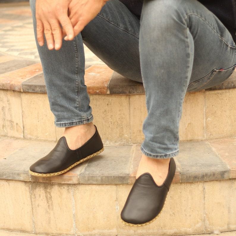 Barefoot Loafers for Men – Black Minimalist Flats | Comfortable & Stylish