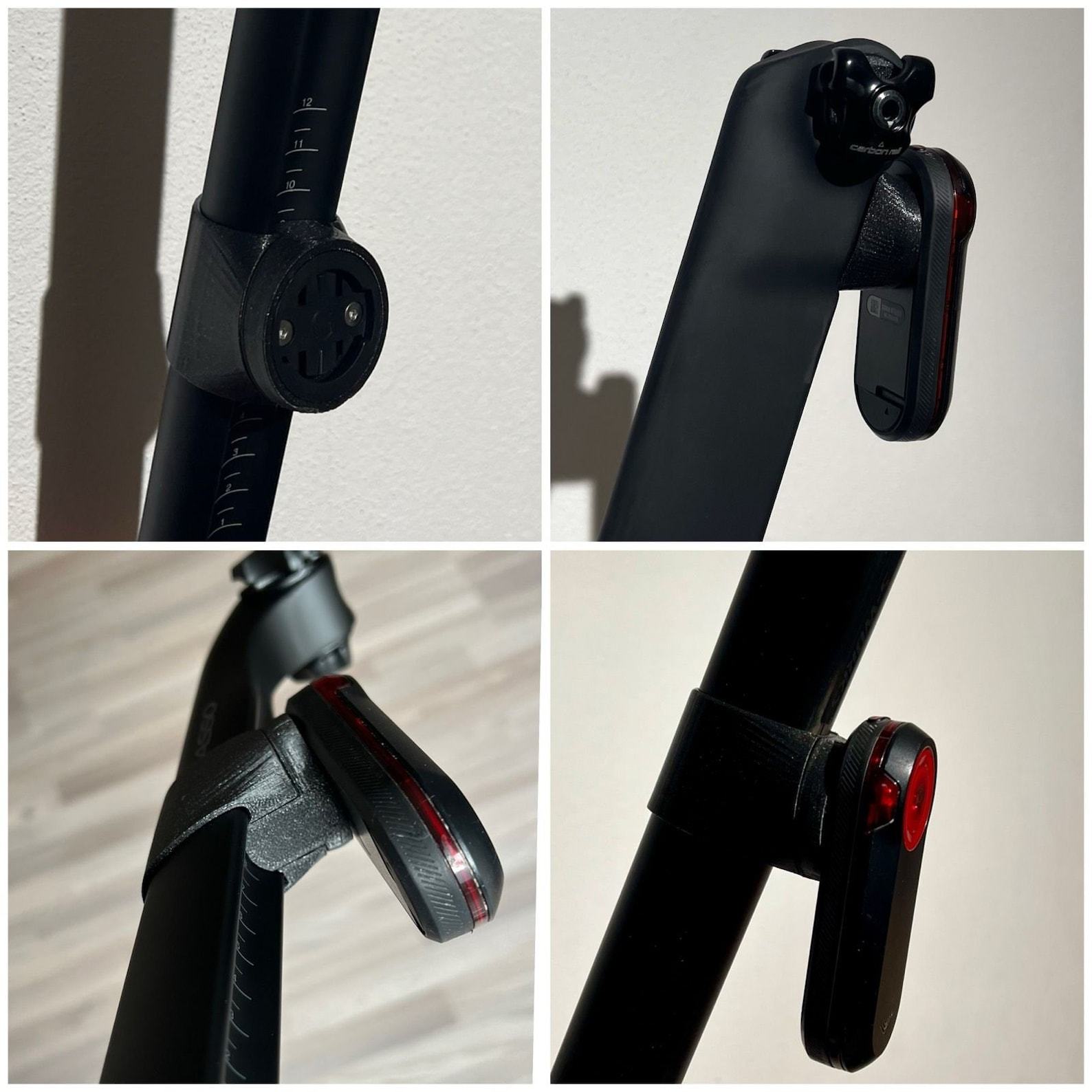 BASSO Bike Computer Radar Mount for Garmin Varia / Bryton Gardia / Magene L508