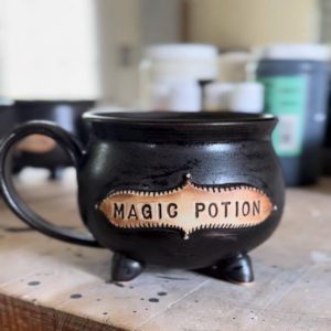 Bewitching Brew Enchanting 16oz Cauldron Mug for Magical Potions and Elixirs