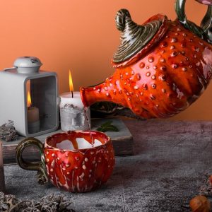 Bewitching Pumpkin Mugs A Spooktacular Duo of Handmade Ceramic Cups